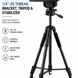 Ravion® 1/4"-20 Tripod Bracket & Stabilizer for Starlink Mini
