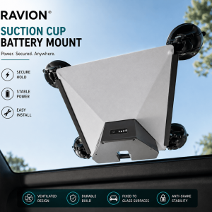Ravion® Suction Cup Battery Mount for Starlink Mini