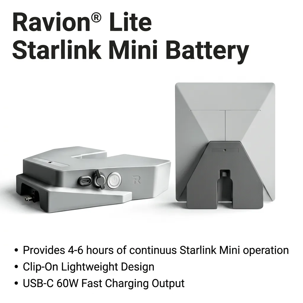 Ravion Battery Lite for Starlink Mini
