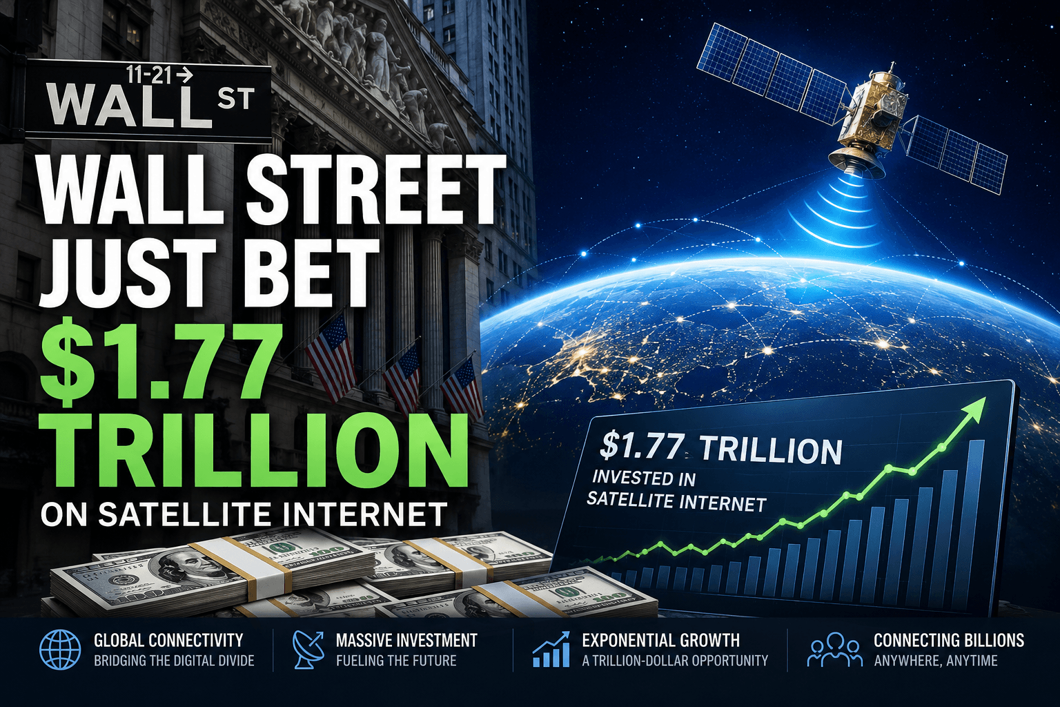 Wall Street Just Bet $1.77 Trillion on Satellite Internet