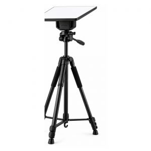 Ravion 1/4-20 tripod bracket and stabilizer holding a Starlink Mini