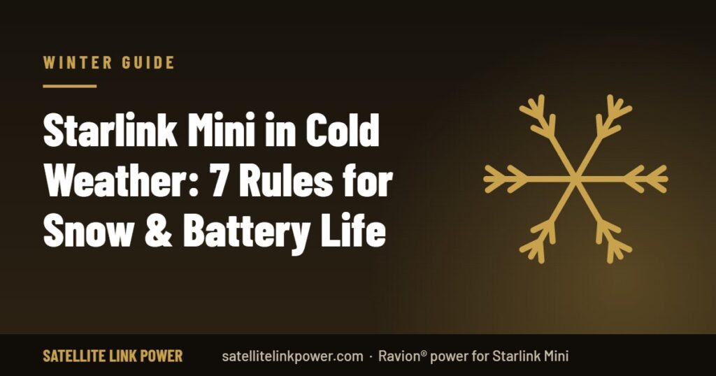 Starlink Mini cold weather guide