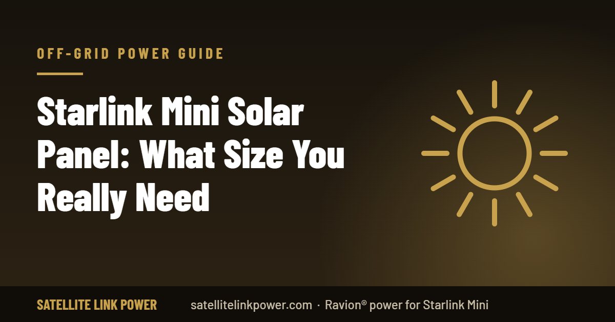 Starlink Mini solar panel setup with a 74W panel and 158Wh battery